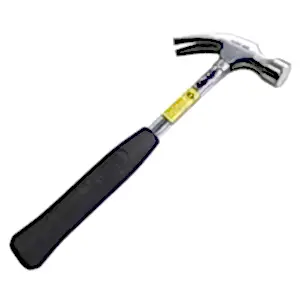 Black handled hammer