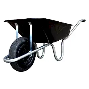 85lt Black Contractors Wheelbarrow
