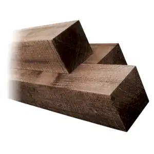 3" Brown Timber Fence Posts delivered to home from Grangewood