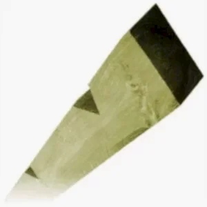 Green Notched Timber Fence Posts