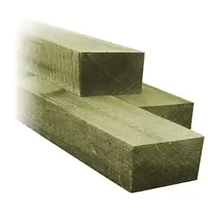 Green Timber Fence Posts