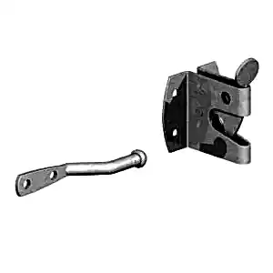 Auto gate latch - galvanised silver
