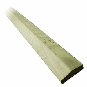 6ft Capping Rail - Pressure Treated Green