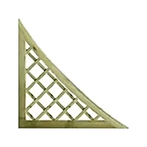 Diamond trellis corner element perfect for finishing touch to a pergola.