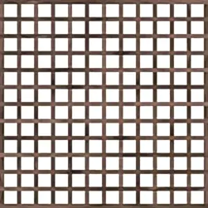 Flat top square trellis panel perfect as a decorative screen.