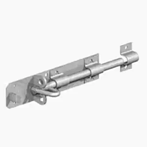 6" Brenton Pad Bolt - galvanised silver