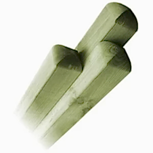 Planed & Ribbed Class 4 Pine Post