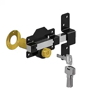 Premium Rimlock Double Locking Bolt with keys example