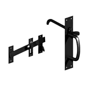 Suffolk Gate Latch - Black