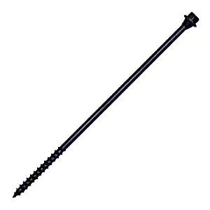 Black Timberlok woodscrew timberlok screws timberlok heavy duty wood screws each