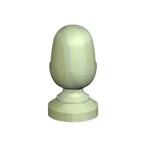 Green Acorn Finial