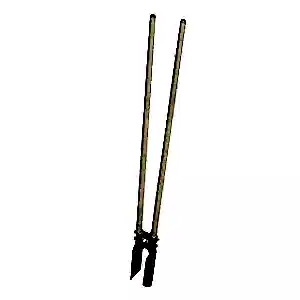 Sitemate® 1.2m Mini Post Hole Digger with Wooden Handles
