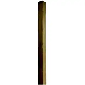Square Newel Post Chamfered Tanalised