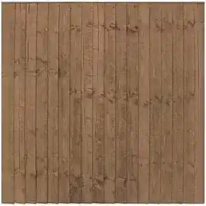 Brown Closeboard Fence Panels