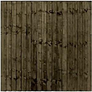 Grangewood Green Treated Contractors Close Board Fence Panel 6ft