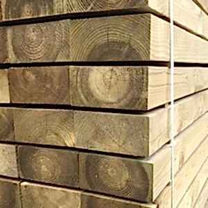 Planed Redwood Sleeper - PS9019024