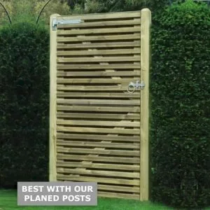 Superior Double Slatted Gate - SDSG180